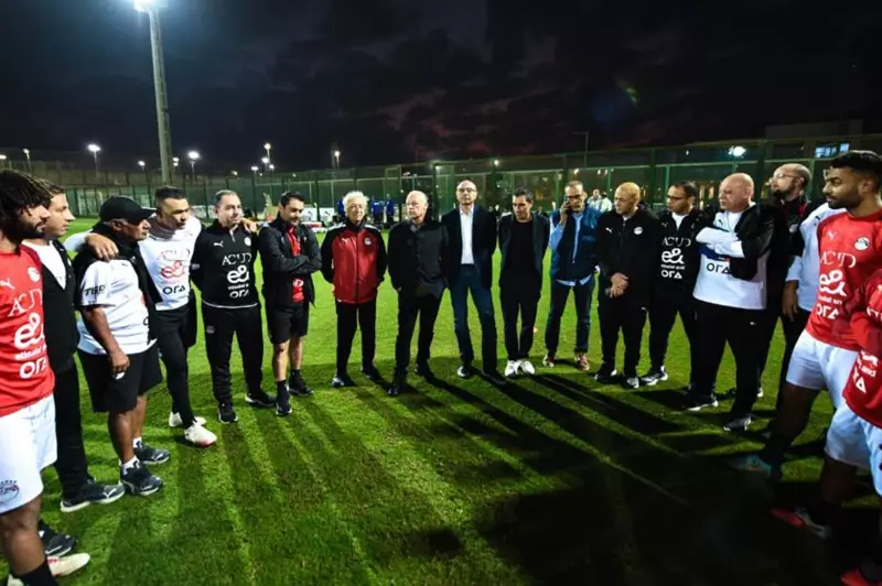 مران منتخب العرب بحضور هاني أبوريدة